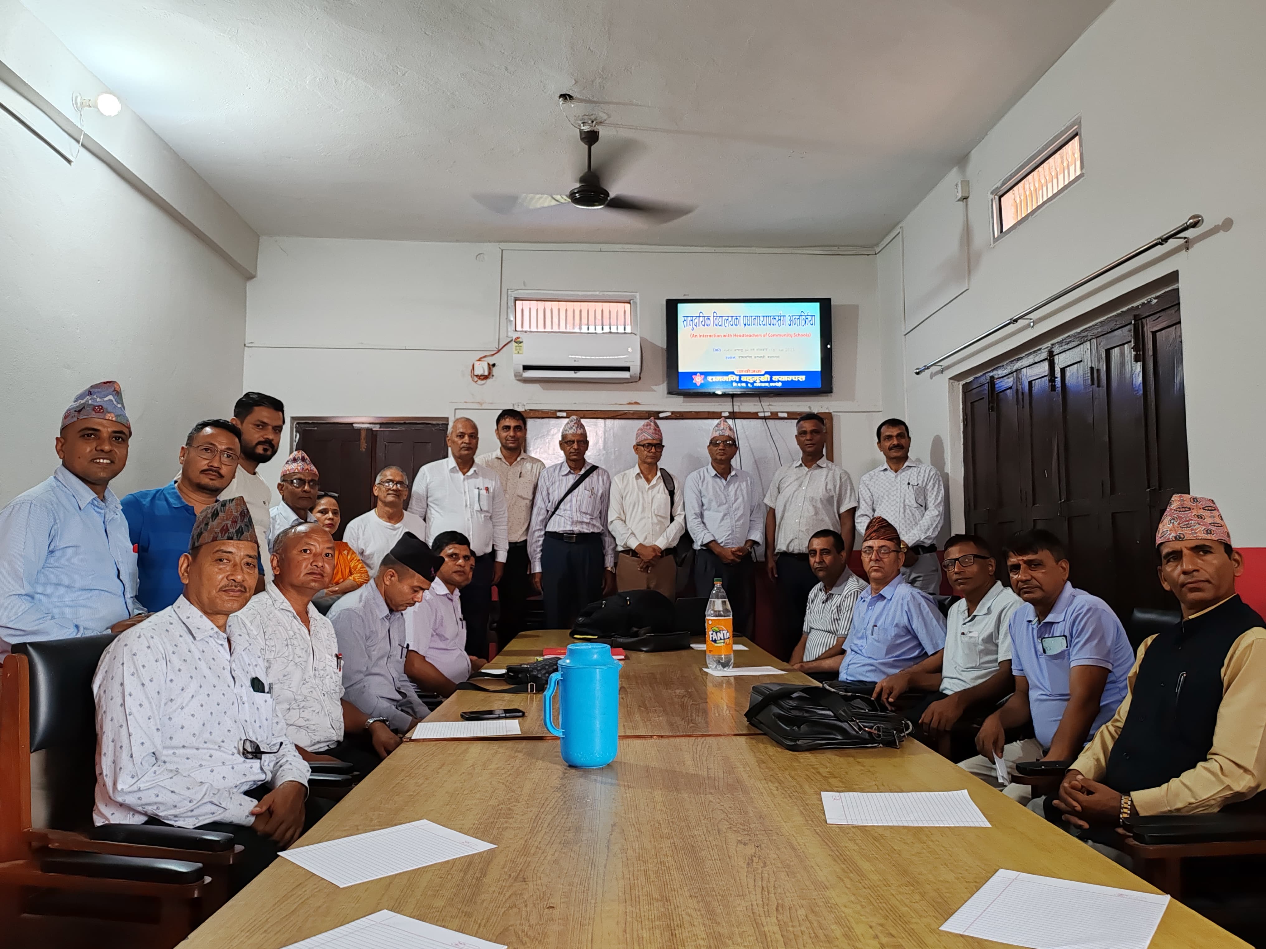 An interaction with headteacher of community schools